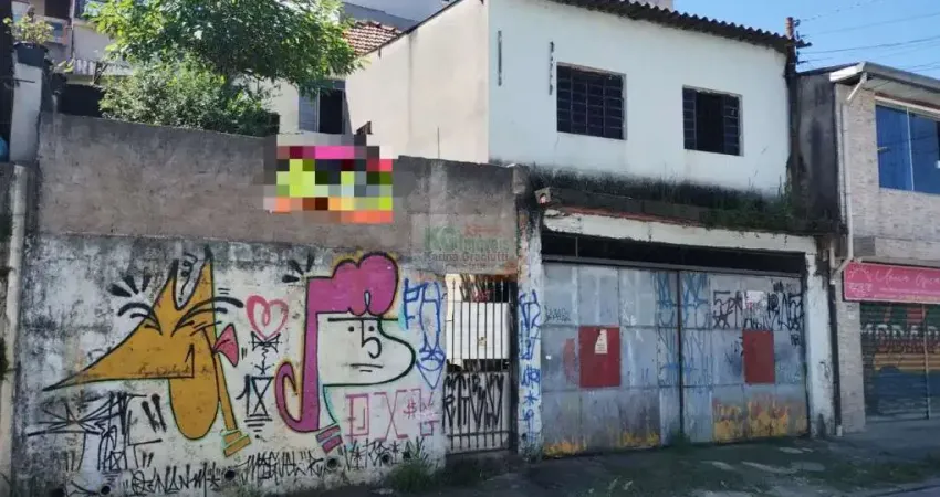 Terreno com duas casas a venda por r$614.800,00 | 300m² | vila guarará - santo andré / sp