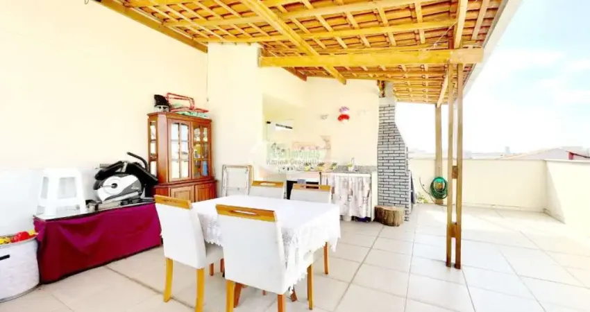 Linda cobertura a venda por r$410.000,00 | 98m² | 2 dormitórios sendo 1 suíte | 1 vaga de garagem | vila camilopolís - santo andré / sp