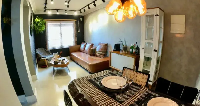 Lindo apartamento planejado | 2 dormts | sala e cozinha ampla | 1 vaga - lazer completo - 50 mts - a venda - r$ 350.000,00 - parque erasmo assunção - santo andré/sp.