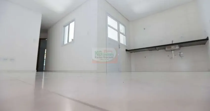 Linda cobertura nova c/ elevador | acesso interno | 2 dorm | suíte | espaço gourmet | 1 vaga coberta - 96,48 mts - venda - r$ 470.000 - vila pires - santo andré/sp.