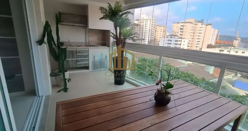 Apartamento para Venda em Santos, Ponta da Praia, 2 dormitórios, 2 suítes, 3 banheiros, 2 vagas