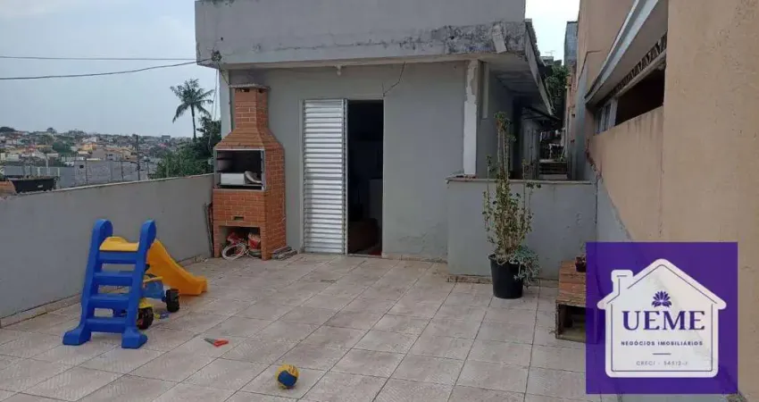 Vende-se Casa Assobradada, 2 Dormitórios, Com Vaga de Garagem, 250m² por R$ 320.000,00 - Vila Pomar, Mogi das Cruzes