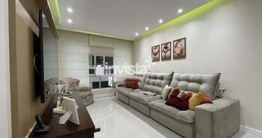 Apartamento com 3 quartos à venda no Embaré, Santos 