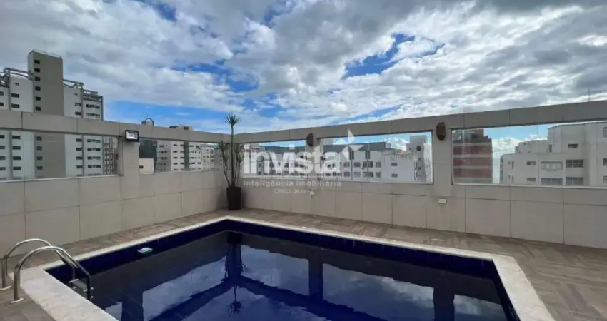 Cobertura com 3 quartos à venda no Embaré, Santos 