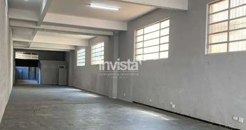 Ponto comercial para alugar na Vila Mathias, Santos 
