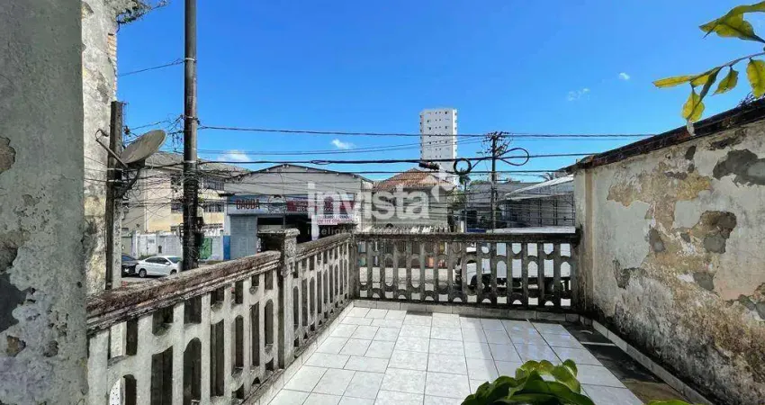 Casa com 3 quartos à venda na Vila Mathias, Santos 