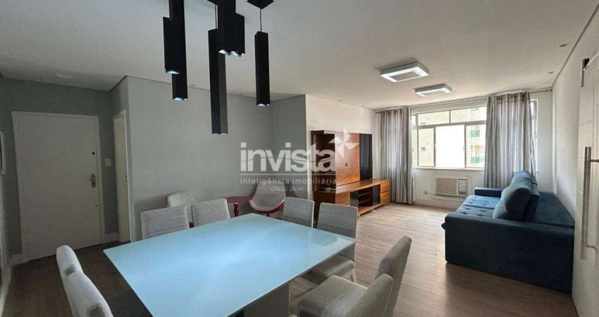 Apartamento com 3 quartos para alugar no Pompéia, Santos 