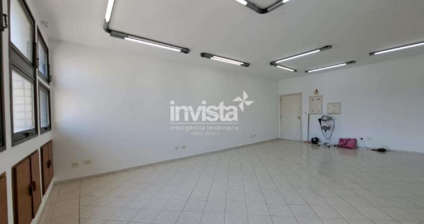 Sala comercial para alugar na Vila Mathias, Santos 