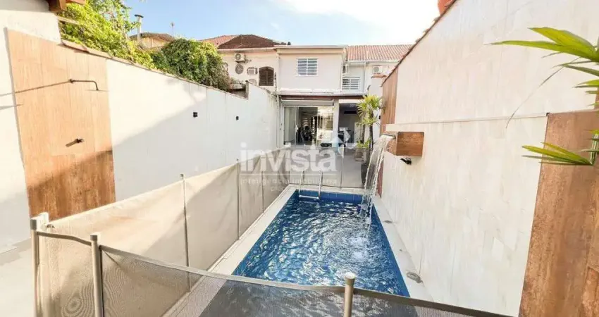 Casa com 3 quartos à venda na Vila Mathias, Santos 