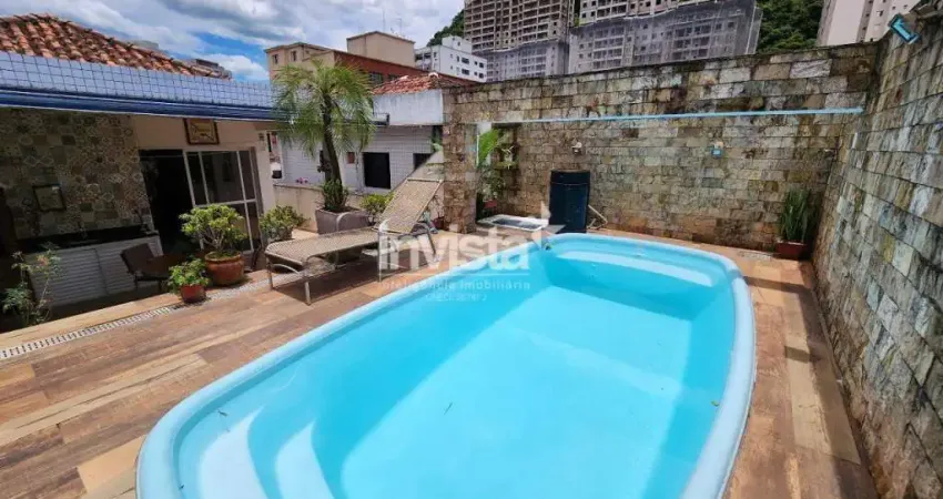 Casa com 4 quartos à venda no Marapé, Santos 