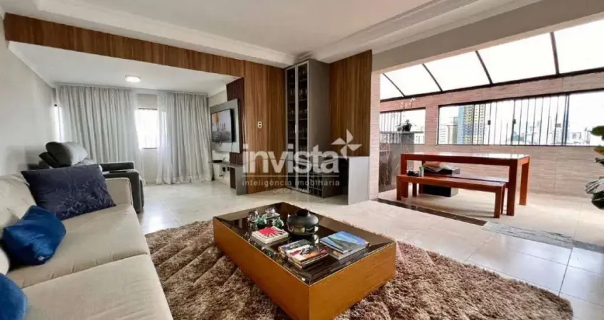 Cobertura com 3 quartos à venda na Vila Mathias, Santos 