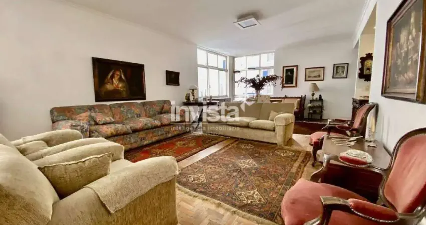 Apartamento com 3 quartos à venda no Gonzaga, Santos