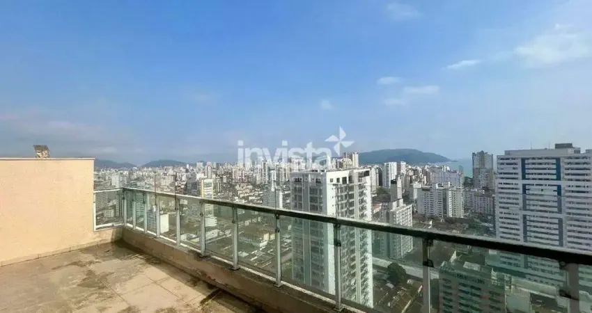 Cobertura com 1 quarto à venda no Boqueirão, Santos 