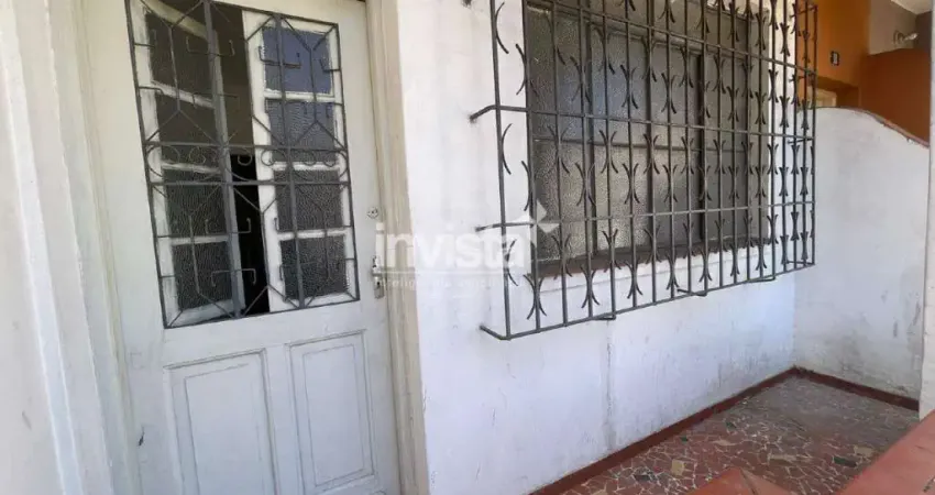 Casa com 2 quartos à venda no Gonzaga, Santos 