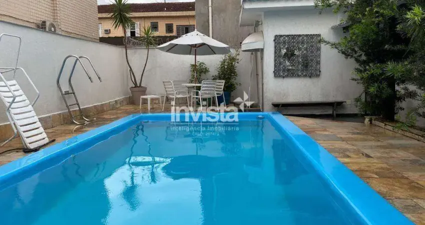 Casa com 3 quartos para alugar no Gonzaga, Santos 