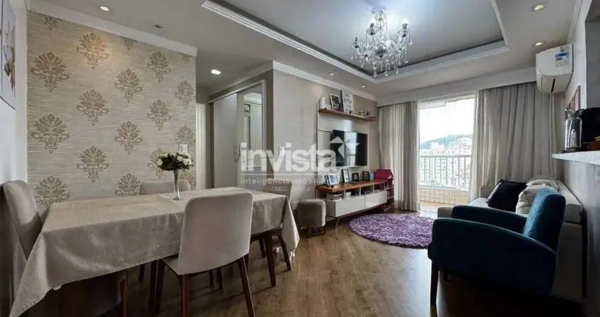Apartamento com 2 quartos à venda no Encruzilhada, Santos 
