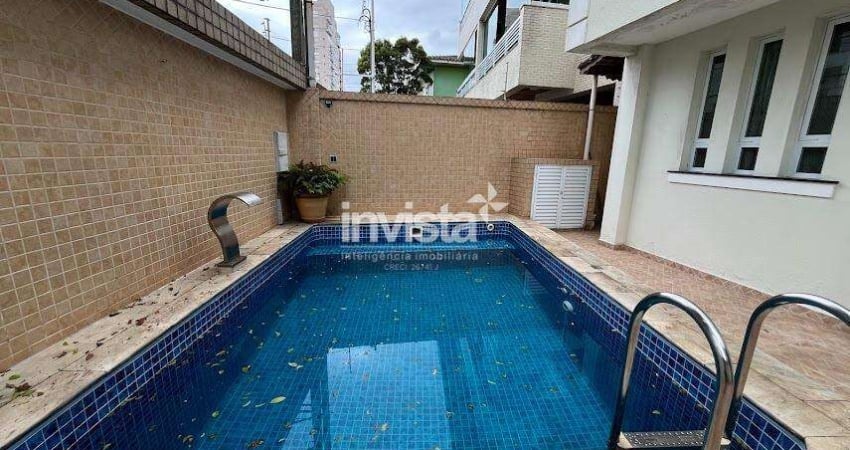 Casa com 3 quartos para alugar no Aparecida, Santos 