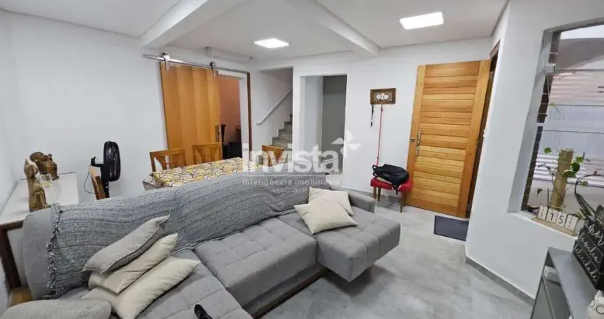 Casa com 3 quartos à venda no Campo Grande, Santos
