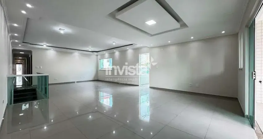 Casa com 3 quartos à venda no Macuco, Santos 