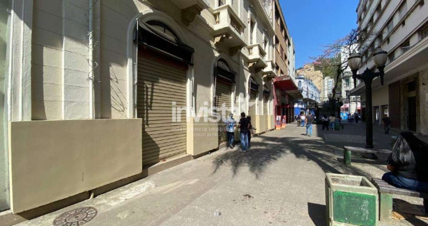 Ponto comercial para alugar no Centro, Santos 