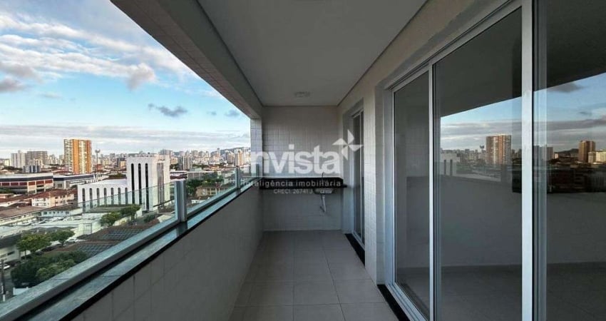 Apartamento com 2 quartos para alugar no Macuco, Santos 