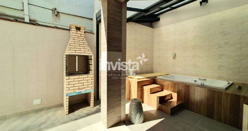 Sobrado Geminado de 3 dormitórios, jacuzzi e churrasqueira para venda no Boqueirão