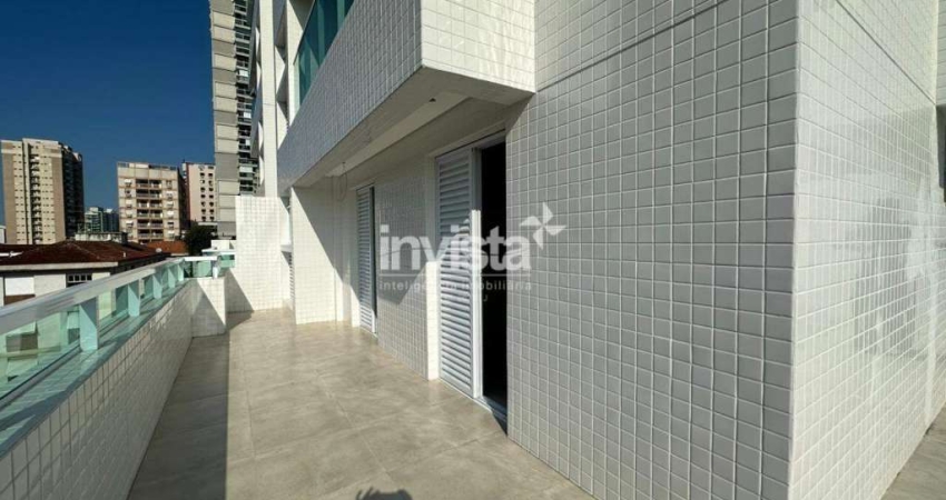 Apartamento com 2 quartos para alugar no Embaré, Santos 