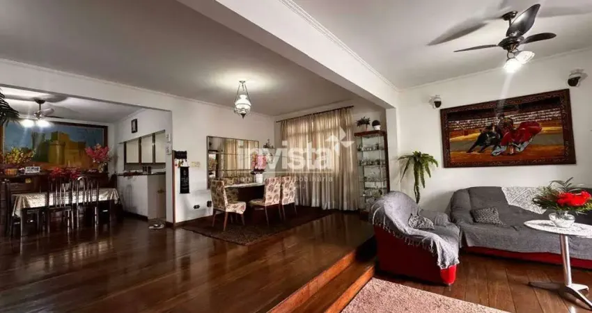 Casa com 3 quartos à venda no Embaré, Santos 