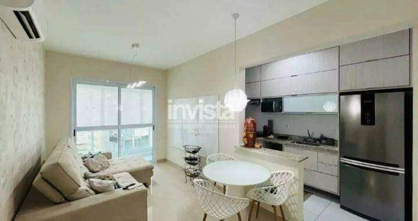 Apartamento 1 dormitório com varanda A 1 quadra da praia!!!