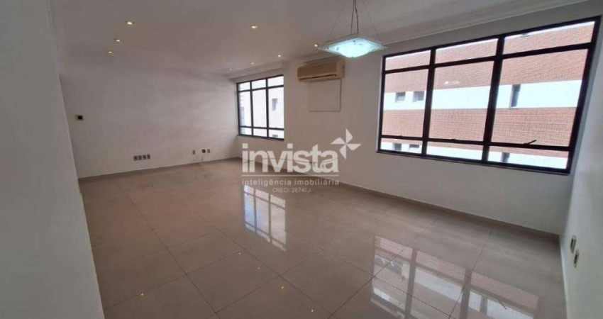 Apartamento com 3 quartos para alugar no Pompéia, Santos 