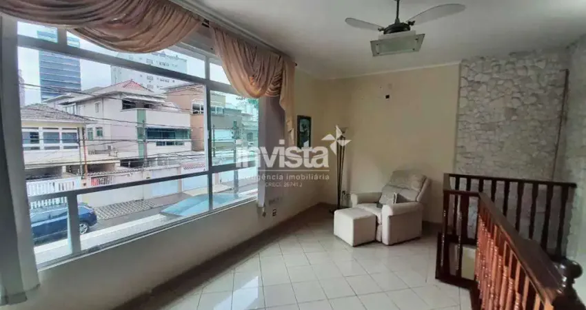 Casa com 3 quartos à venda no Ponta da Praia, Santos 