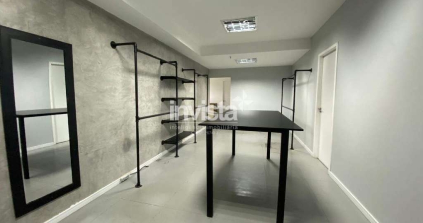 Sala comercial para alugar no Centro, Santos 