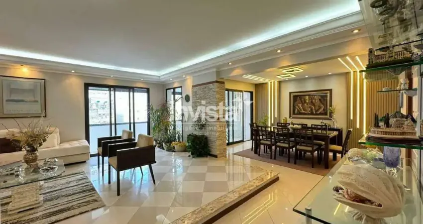 Comprar apartamento de três suítes, na quadra da praia, no Embaré!!!!