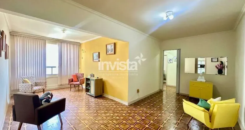 Apartamento com 2 quartos à venda no Embaré, Santos