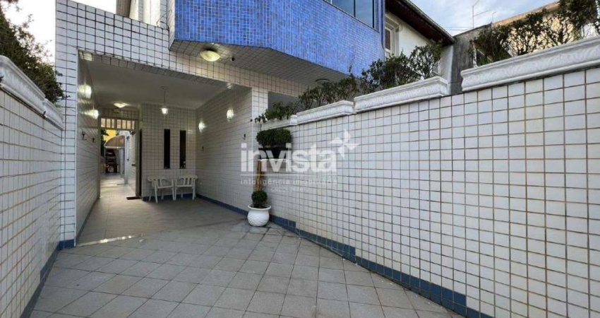 Casa com 3 quartos à venda no Embaré, Santos 