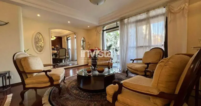 Apartamento com 4 quartos para alugar no Boqueirão, Santos 