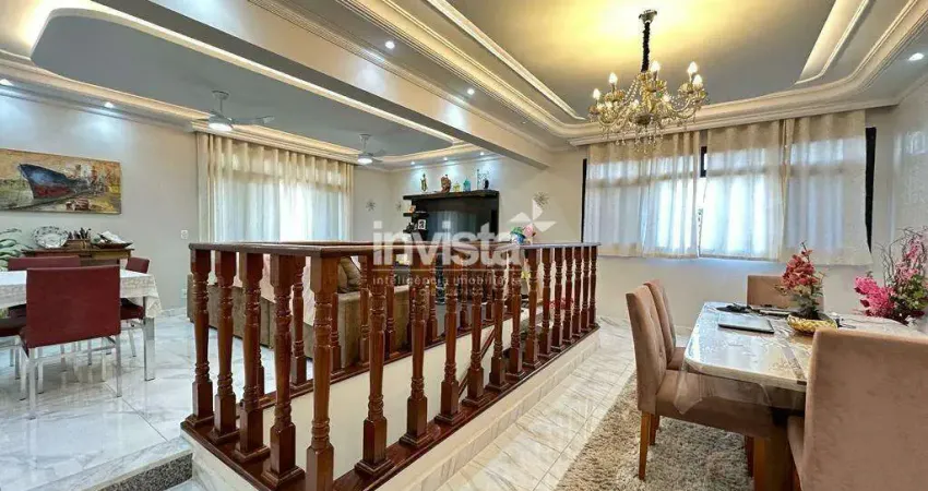 Casa com 6 quartos à venda no Embaré, Santos 