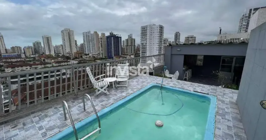 Cobertura com 2 quartos à venda no Embaré, Santos 