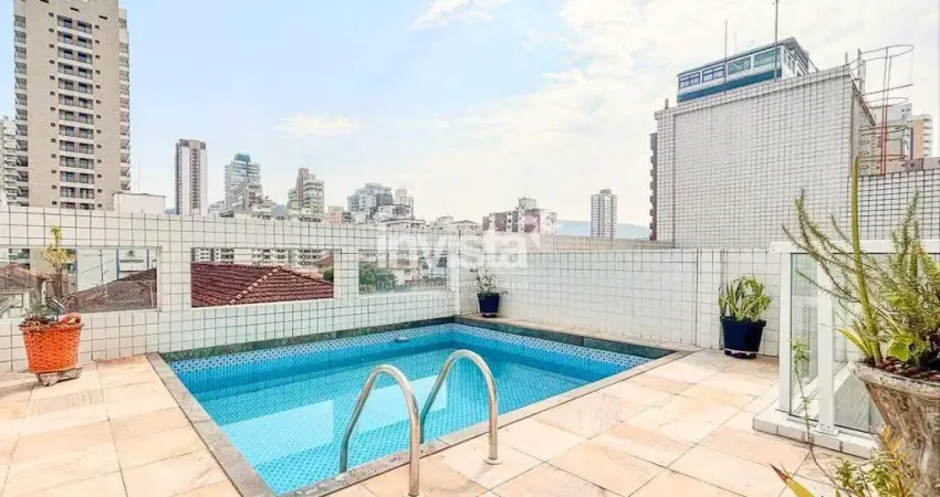 Cobertura com 4 quartos à venda no Pompéia, Santos 