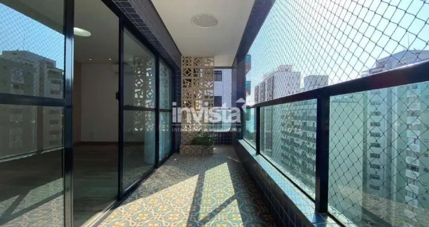 Apartamento com 3 quartos para alugar no Ponta da Praia, Santos