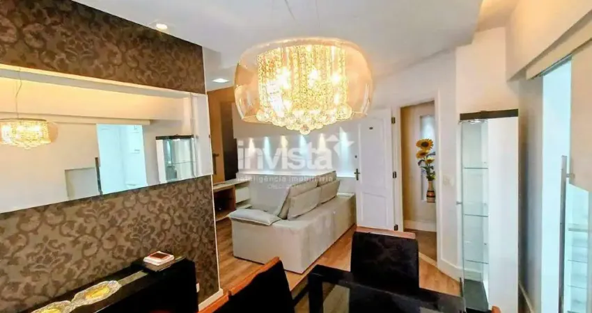 Apartamento com 2 quartos para alugar no Gonzaga, Santos 