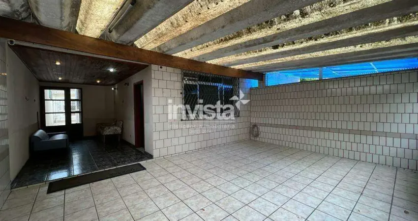 Casa com 3 quartos à venda no Embaré, Santos