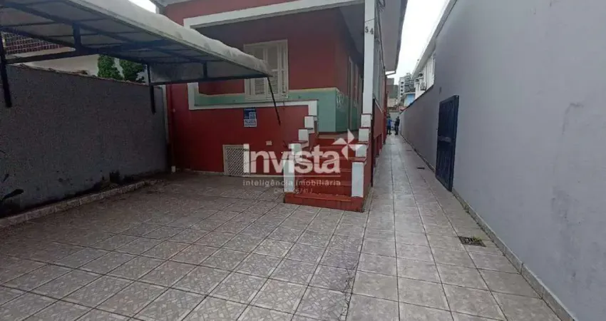 Casa com 3 quartos para alugar no Campo Grande, Santos