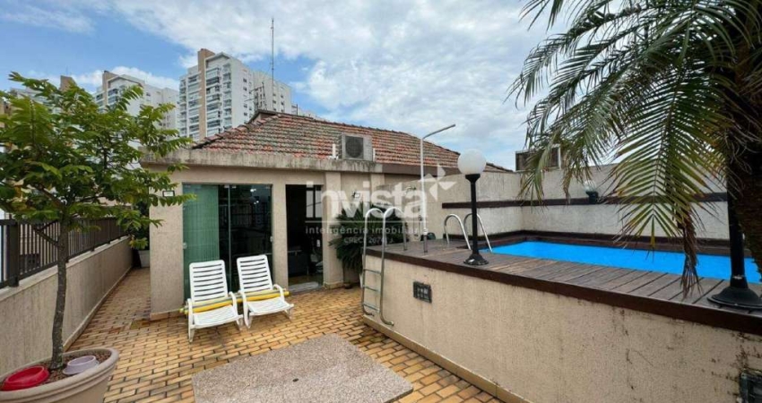 Cobertura com 3 quartos à venda no Ponta da Praia, Santos 