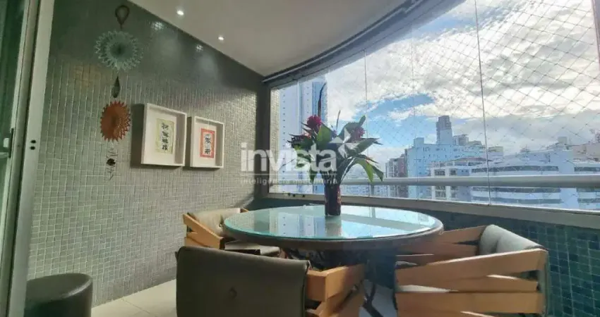 Apartamento com 4 quartos à venda no Gonzaga, Santos 