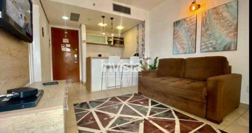Flat com 1 quarto para alugar no Boqueirão, Santos 