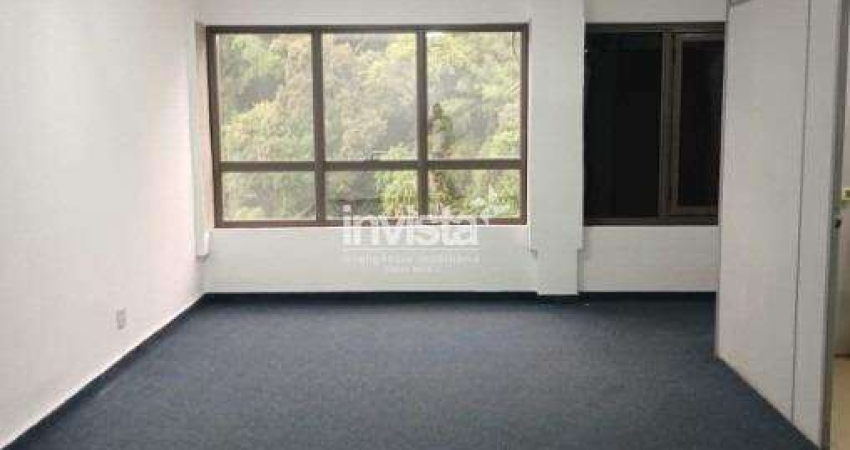 Sala comercial para alugar no Centro, Santos 
