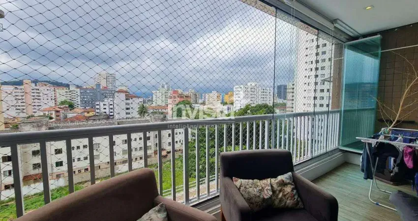Apartamento com 2 quartos à venda no Encruzilhada, Santos