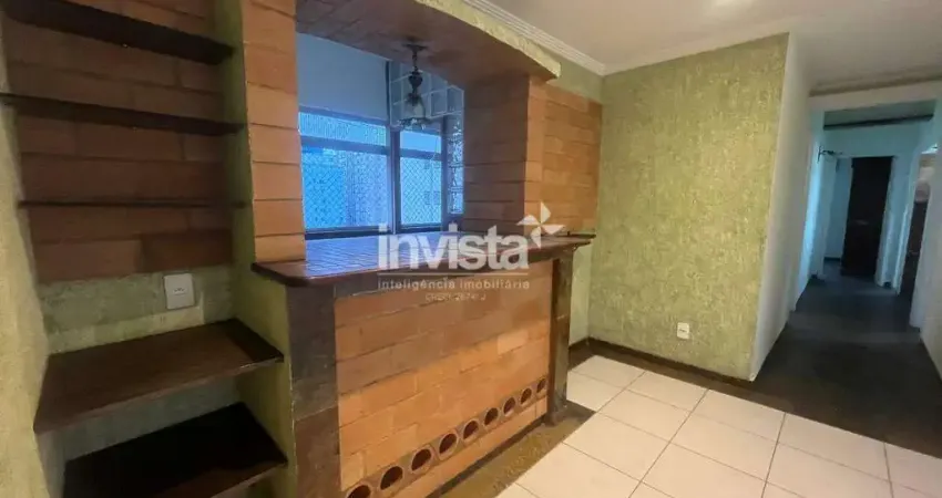 Apartamento com 3 quartos para alugar no José Menino, Santos