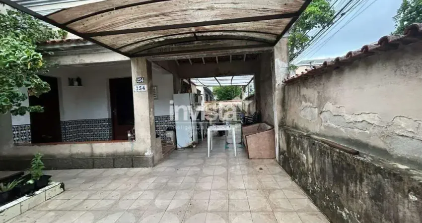 Casa com 5 quartos à venda no Marapé, Santos 